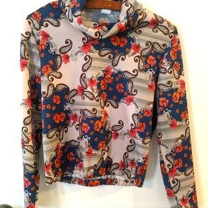 Vintage Shirt and Skirt, Size 10, Paisley